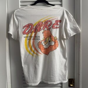 D.A.R.E Original Vintage 80’s tee Featuring Daren The Lion Size M. RARE.